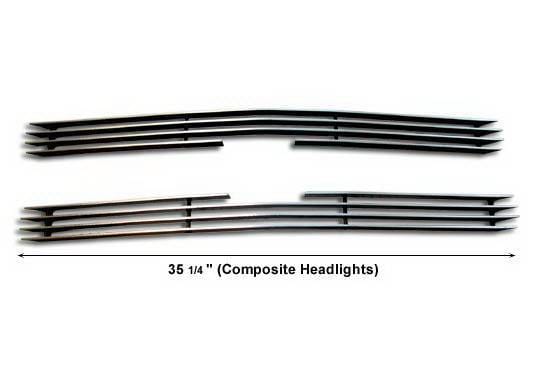Chevrolet S10 Wings West Billet Grille Upper - 2PC - 302003U