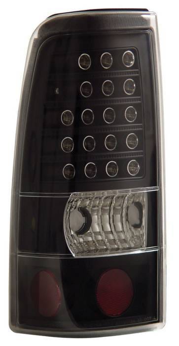 GMC Sierra Anzo LED Taillights - Black - 311012