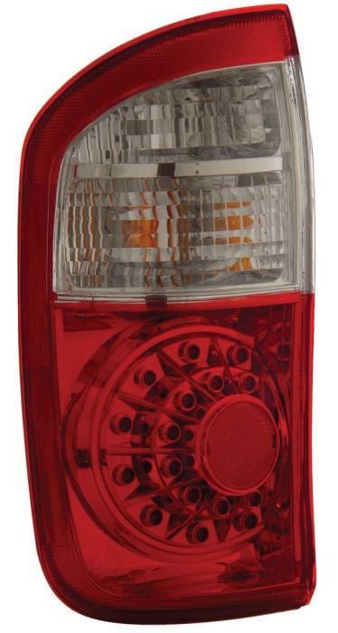 Toyota Tundra Anzo LED Taillights - Red & Clear - 311060