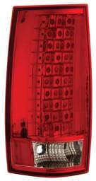 GMC Yukon Anzo LED Taillights - Gen 3 - Red & Clear - 311082