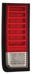 Hummer H2 Anzo LED Taillights - Red & Clear - 311068