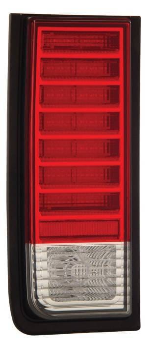 Hummer H2 Anzo LED Taillights - Red & Clear - 311068