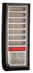 Hummer H2 Anzo LED Taillights - Chrome - 311069