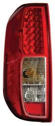 Nissan Frontier Anzo LED Taillights - Red & Clear - 311071