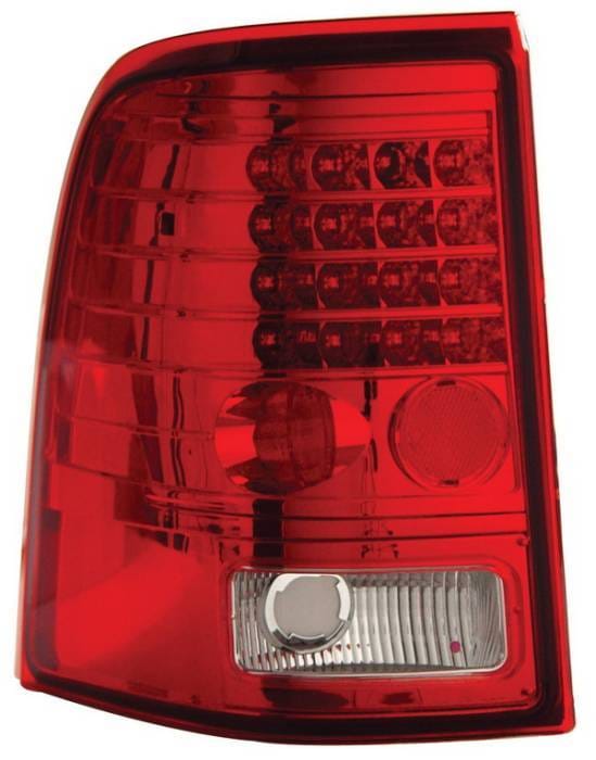 Mercury Mountaineer Anzo LED Taillights - Red & Clear - 311074