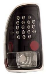 Dodge Dakota Anzo LED Taillights - Black - 311101