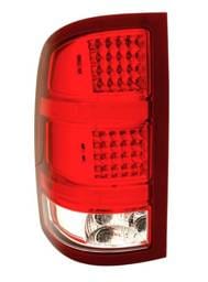 GMC Sierra Anzo LED Taillights - Red & Clear - 311089