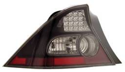 Honda Civic 2DR Anzo LED Taillights - Black - 321035