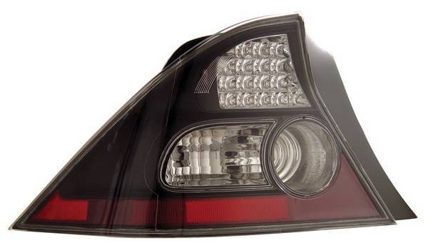 Honda Civic 2DR Anzo LED Taillights - Black - 321035