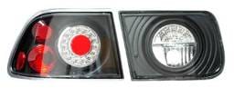Honda Civic 2DR Anzo LED Taillights - G2 - Black - 321039