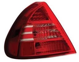 Mitsubishi Mirage Anzo LED Taillights - Red & Clear - 321058