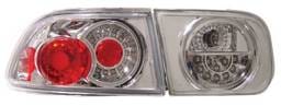 Honda Civic 2DR & 4DR Anzo LED Taillights - Chrome - 321069