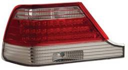 BMW 7 Series Anzo LED Taillights - Red & Clear - 321071