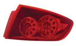 Mazda 3 4DR Anzo LED Taillights - Red - 321076