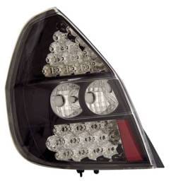 Honda Fit Anzo LED Taillights - Black - 321043