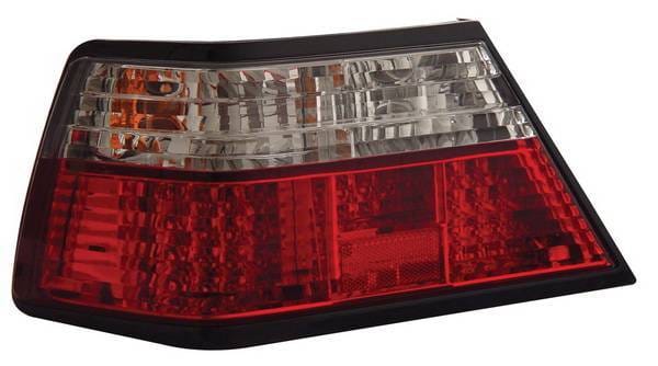 Mercedes-Benz E Class Anzo LED Taillights - Crystal Lens - Red & Clear - 321051