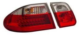 Mercedes-Benz E Class Anzo LED Taillights - Red & Clear - 321052