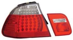 BMW 3 Series 4DR Anzo LED Taillights - Red & Clear - 321096