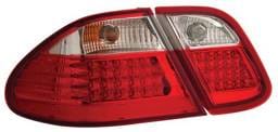 Mercedes-Benz CLK Anzo LED Taillights - Crystal Lens - Red & Clear - 321104