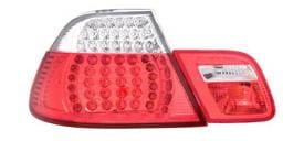 BMW 3 Series 2DR Anzo LED Taillights - Red & Clear - 4PC - 321105