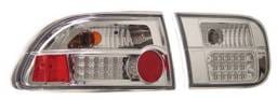 Honda Civic 2DR & 4DR Anzo LED Taillights - G2 - Chrome - 321087
