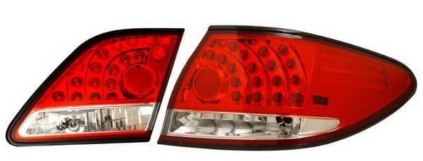 Lexus ES Anzo LED Taillights - Red & Clear - 4PC - 321137