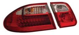 Mercedes-Benz E Class Anzo LED Taillights - G2 - Red & Clear - 321114