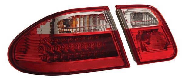 Mercedes-Benz E Class Anzo LED Taillights - G2 - Red & Clear - 321114