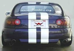 Mazda Miata VIS Racing Super Style Wing without Light - Fiberglass - 591401