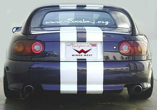 Mazda Miata VIS Racing Super Style Wing without Light - Fiberglass - 591401