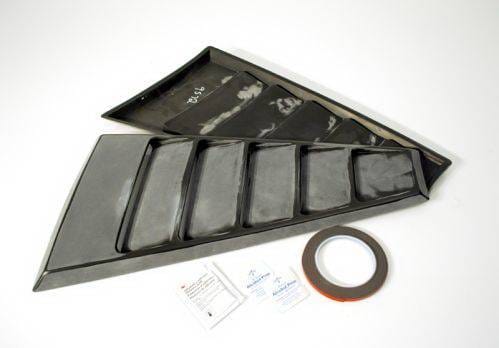 Ford Mustang CDC C-Pillar Scoops - Louvered - 110042