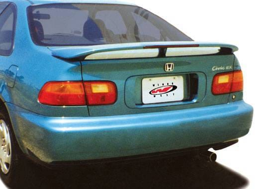 Honda Civic 2DR & 4DR VIS Racing 3 Leg Wing with Light - 491051L