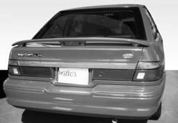 Ford Escort VIS Racing Factory Style Wing with Rectangular Light - 591061L