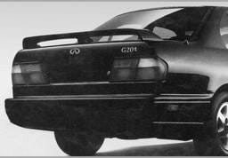 Infiniti G20 VIS Racing Factory Style Wing with Light - 591124L
