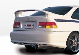 Honda Civic 2DR VIS Racing Custom Mid-Wing with Light - 3PC - 591282-V26L