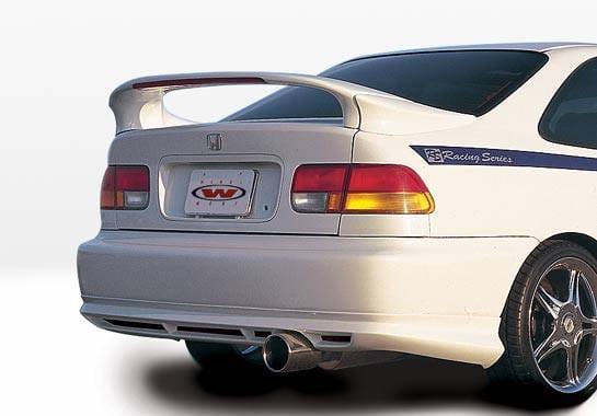 Honda Civic 2DR VIS Racing Custom Mid-Wing with Light - 3PC - 591282-V26L