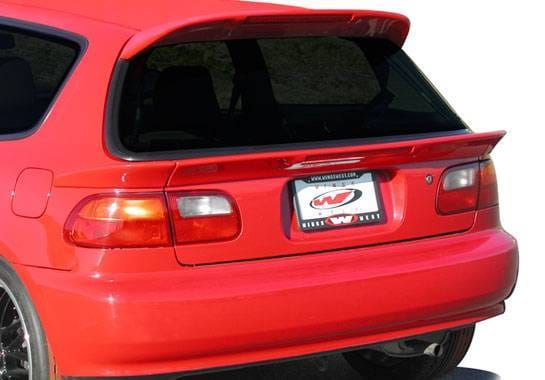 Honda Civic HB VIS Racing Custom Roof Spoiler Wing with Light - 591350L