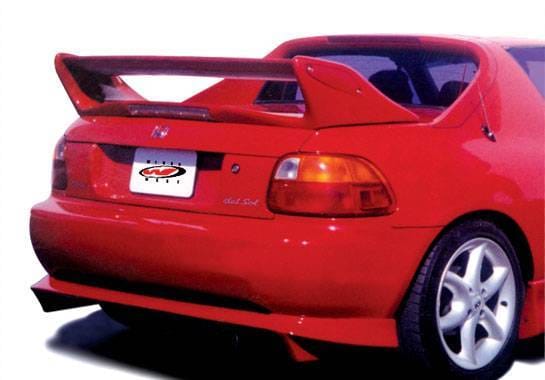 Honda Del Sol VIS Racing Adjustable Commando Style Wing with Light - 591416L