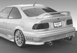 Honda Civic 2DR VIS Racing Factory Style High Wing with Light - 591410L