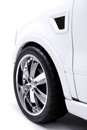 Ford F150 3dCarbon Type II Front Fender Vents without Horizontal Cross Bar -Pair - 691119