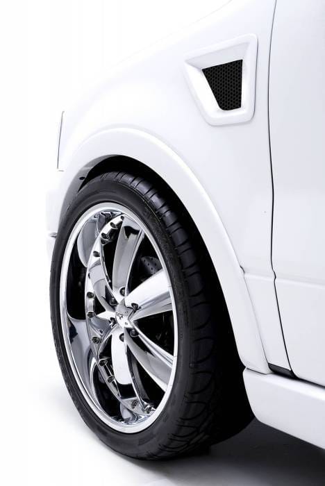 Ford F150 3dCarbon Type II Front Fender Vents without Horizontal Cross Bar -Pair - 691119