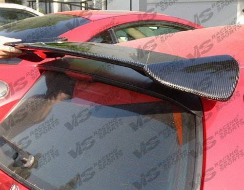 Honda Civic HB VIS Racing Type-R Black Carbonfiber Spoiler - 92HDCVCHBTYR-003C