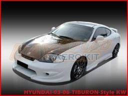 Hyundai Tiburon Bay Speed VS Side Skirts - FRP - 1177V