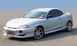 Hyundai Tiburon Bay Speed Invader Style Side Skirts - 1201NV