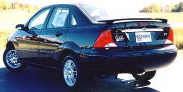 Ford Focus 4DR California Dream Custom Style Spoiler - Unpainted - 15N2