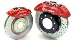 BMW 6 Series Brembo Gran Turismo Brake Kit with 4 Piston 332x32 Disc & 2-Piece Rotor - Front - 1Bx.7009A