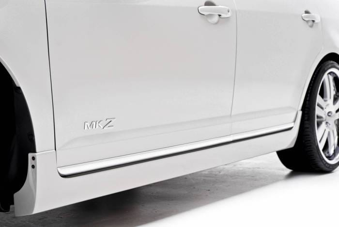 Mercury Milan 3dCarbon Lower Door Moldings - Chrome Plated Stainless Steel - 4PC - 691555 thumbnail 2