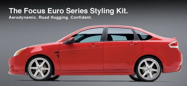 Ford Focus 3dCarbon Body Kit - 4PC - 691594 thumbnail 2