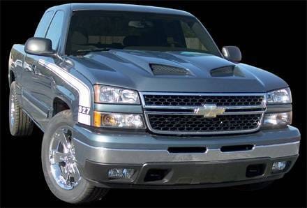 Chevrolet Silverado APM Fiberglass Functional Hood - Primed - 811242