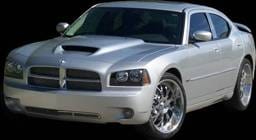 Dodge Charger APM Fiberglass Style 2 Power Hood Functional Hood - Primed - 811252